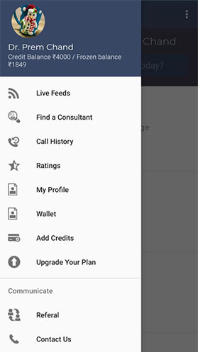 consultease android app screen 1