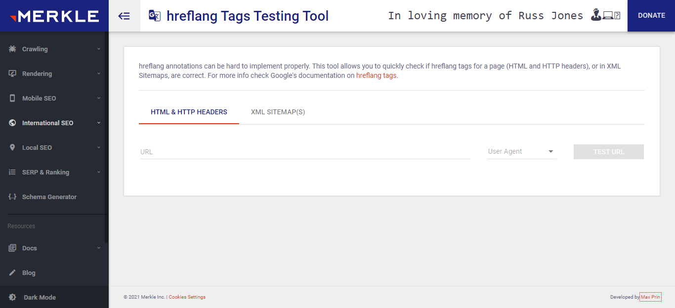 Hreflang Tags Testing Tool