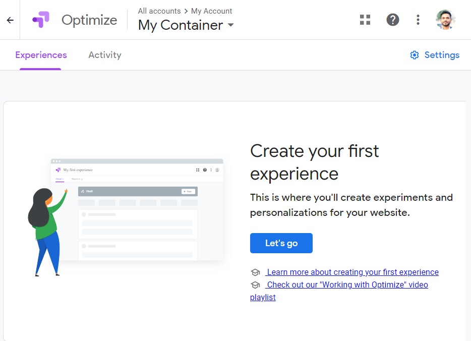 My-Container-Experiments-Optimize