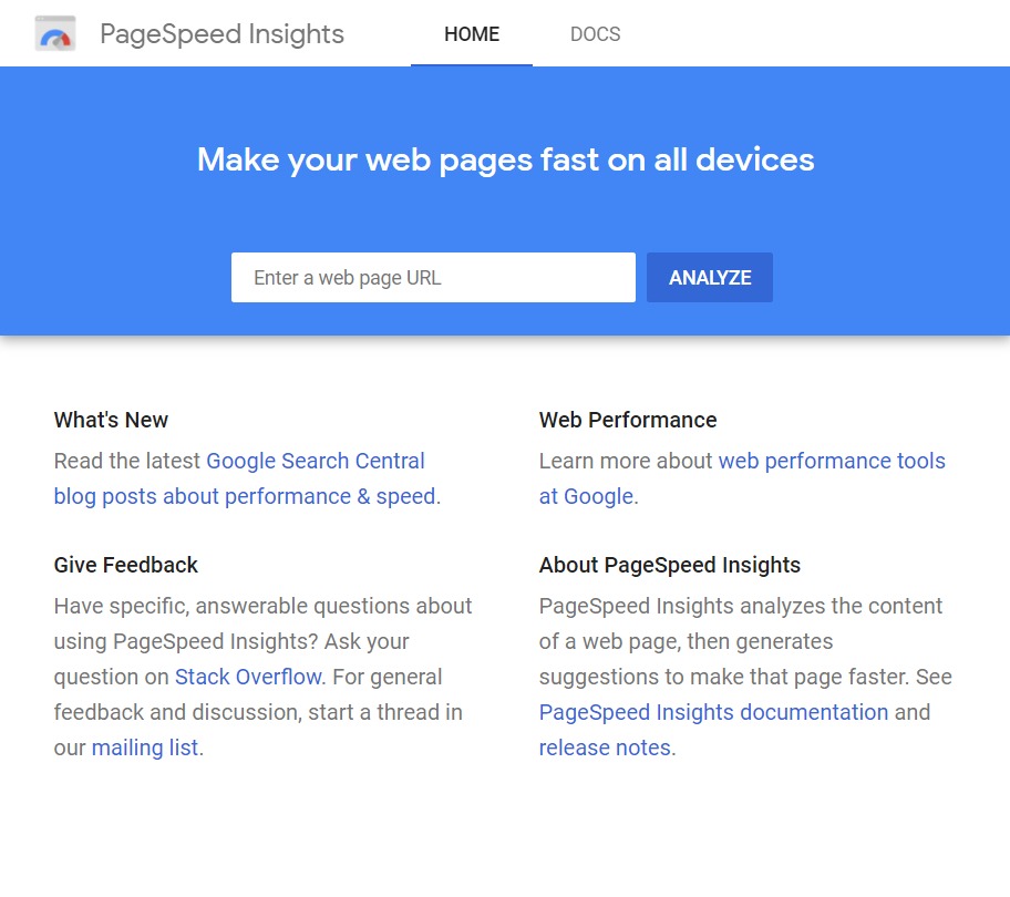 PageSpeed-Insights