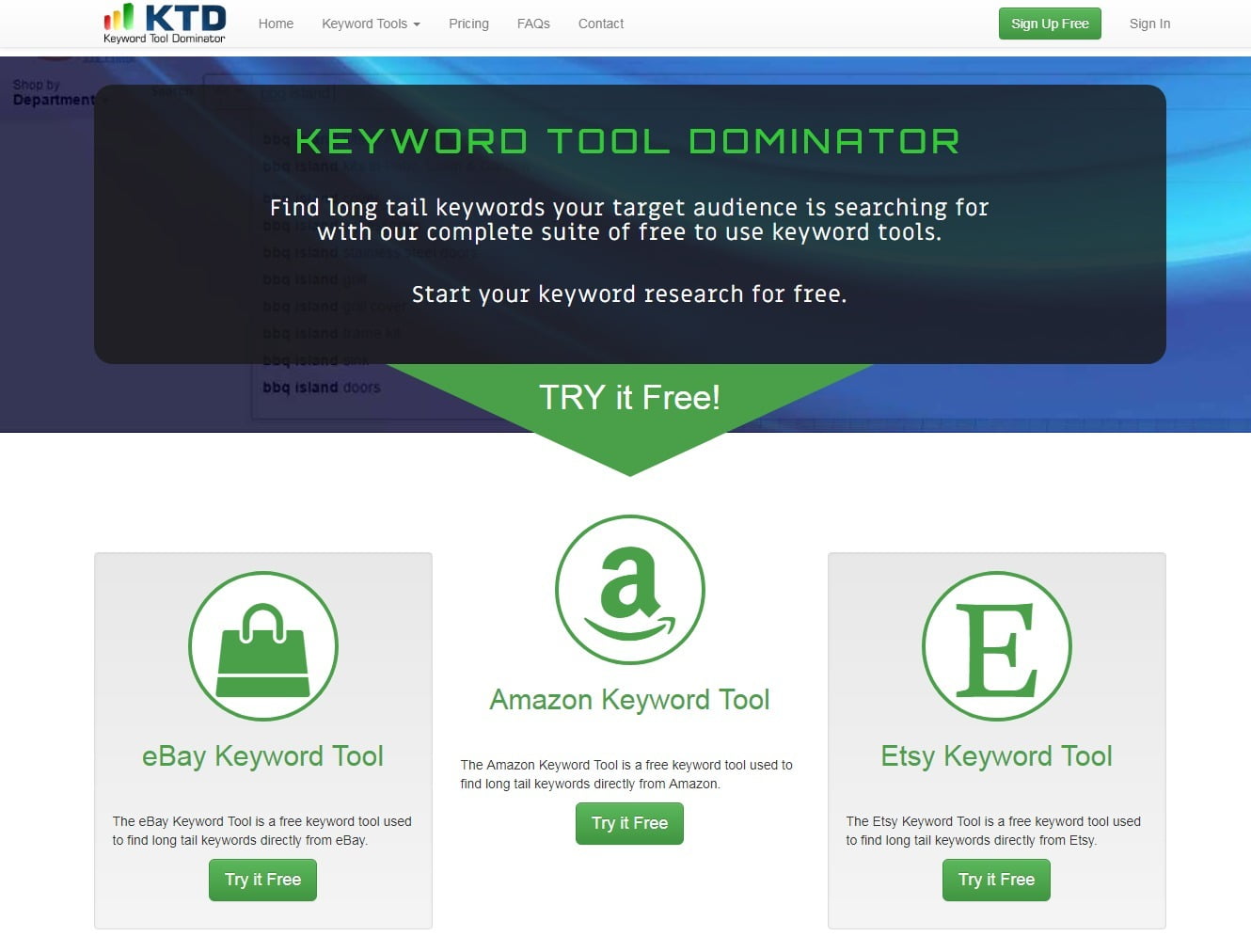 keyword tool dominator