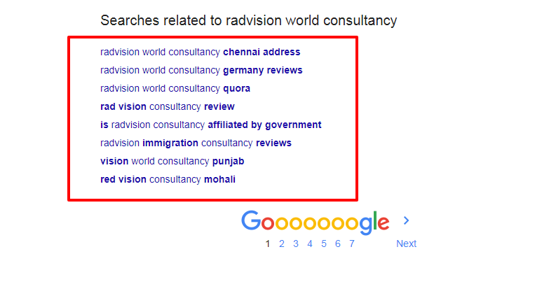 google suggested keywords