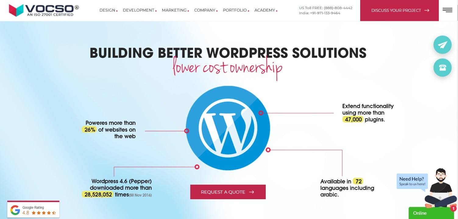 VOCSO WordPress Management Services