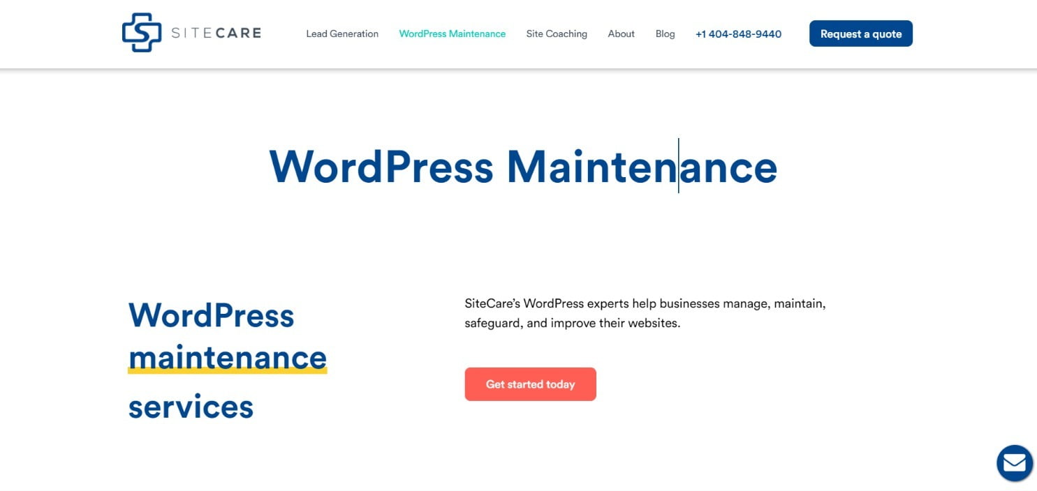 WP Site Care WordPress Management Services
