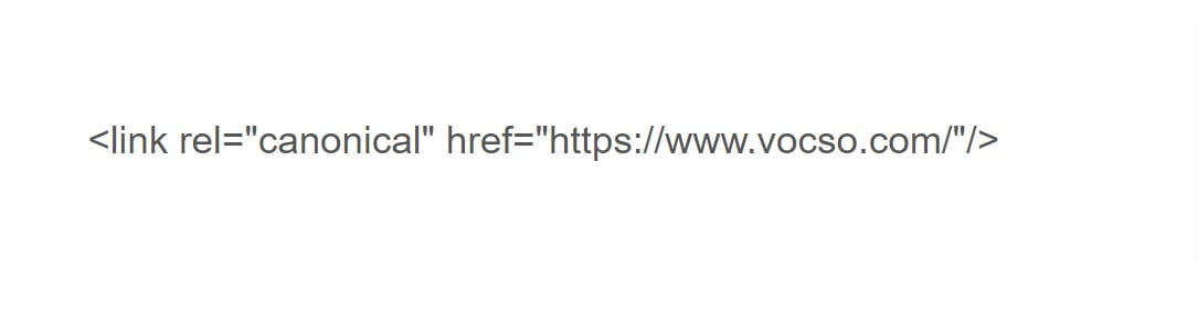 Canonical URL