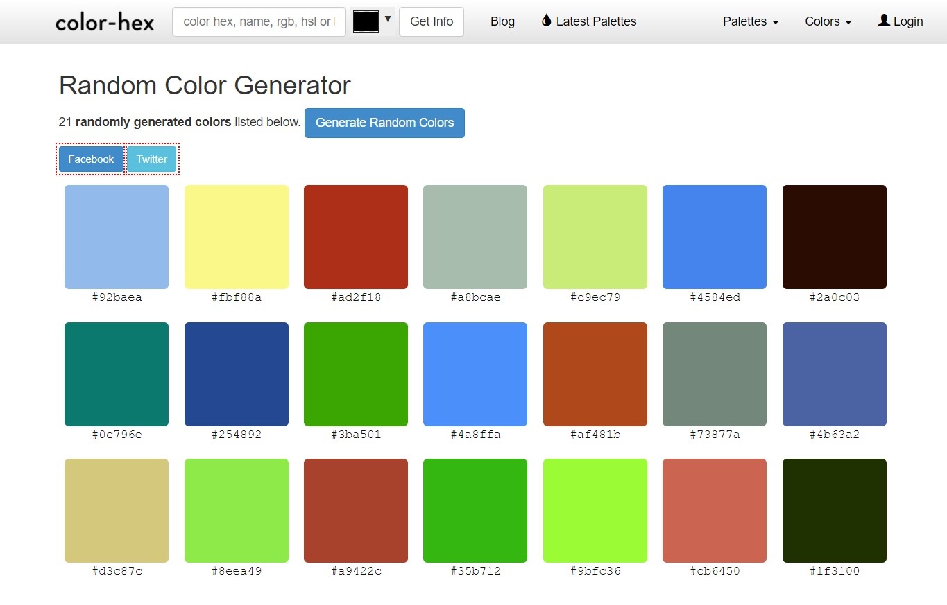 Best Color Palette Generators — HTML Color Codes