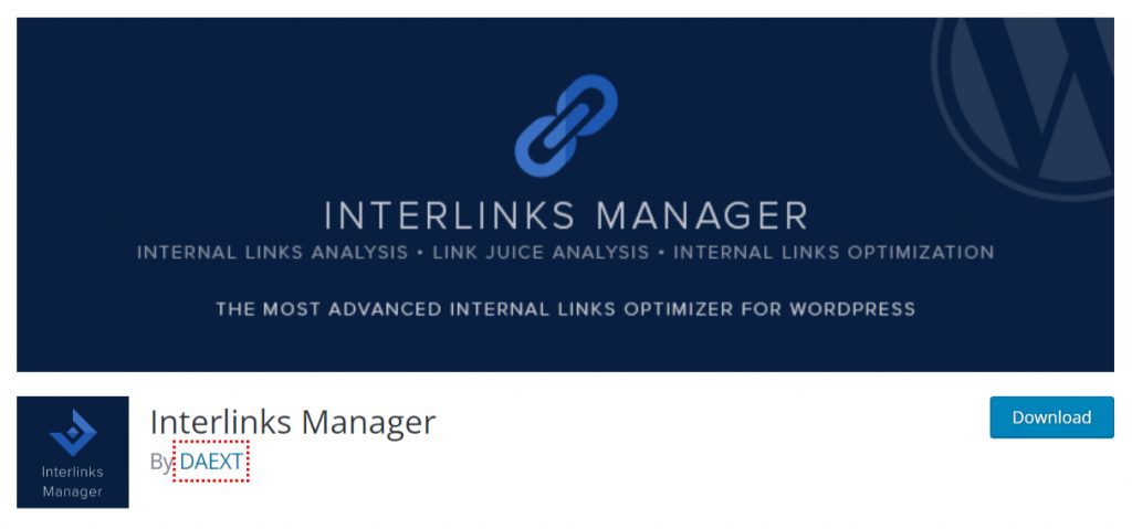 Interlinks Manager WordPress plugin