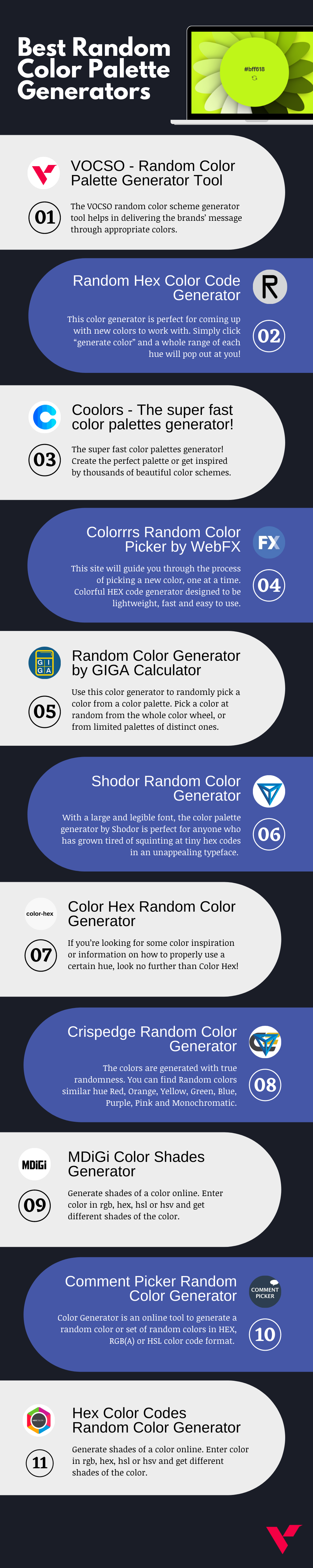 Random Color Palette Generators