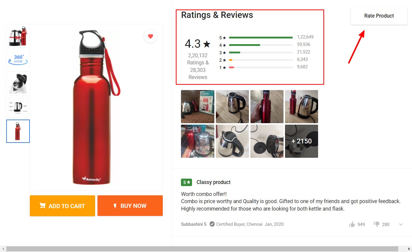Customer Reviews Feature