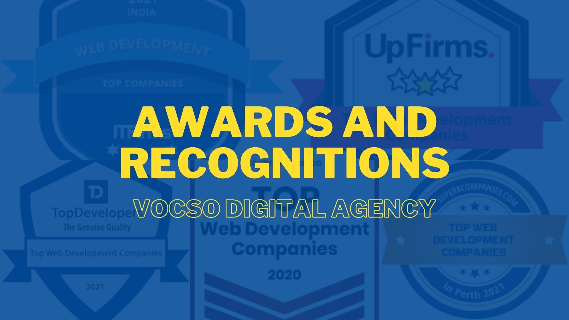 Awards and Recognitions of VOCSO Digital Agency