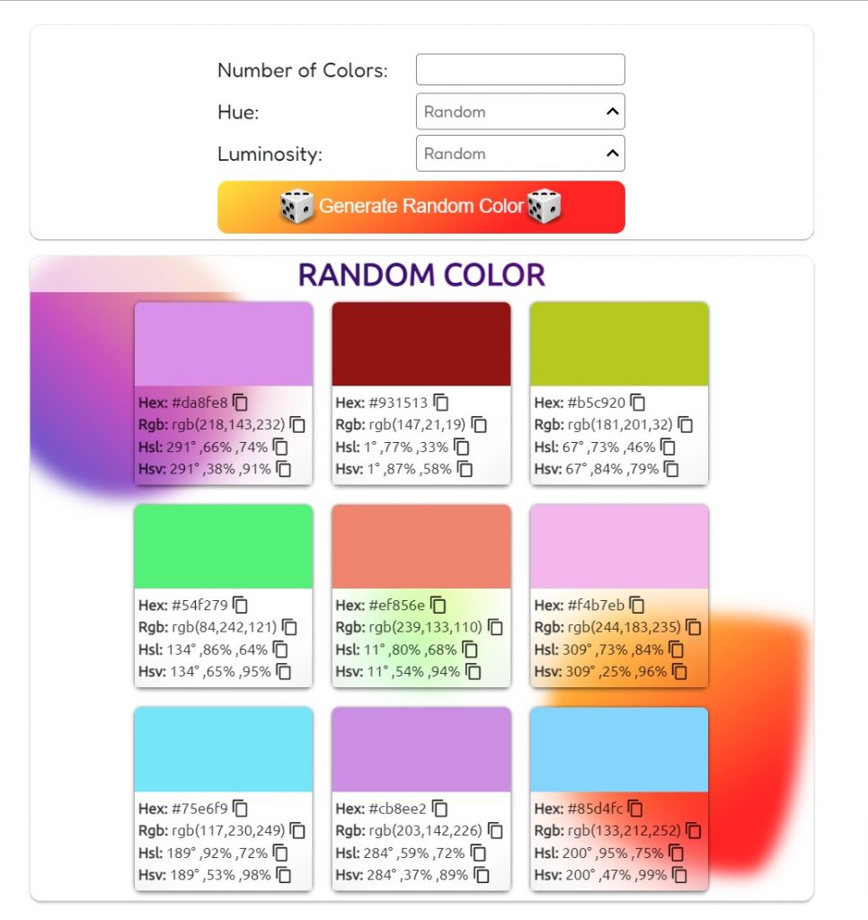 Best Color Palette Generators — HTML Color Codes