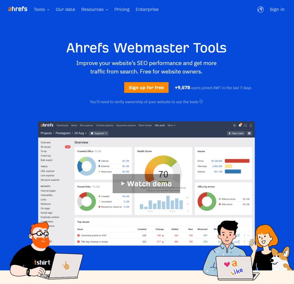 Ahrefs Webmaster tools – Audit and Improve Your Website