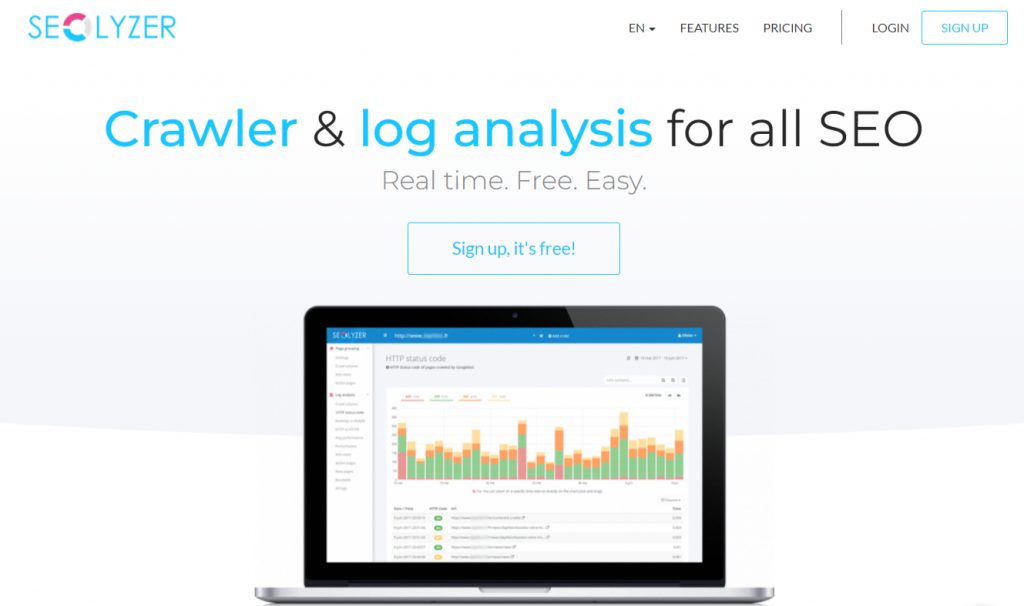 Crawler & log analysis for all SEO Tool - Seolyzer