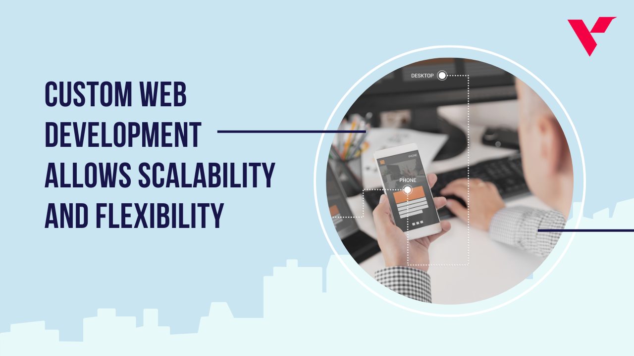 Custom Web development allows Scalability and flexibility