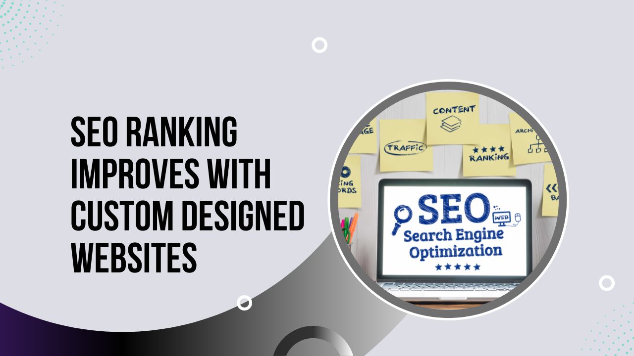 SEO ranking improves with custom designed websites