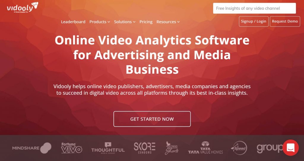 Vidooly Online Video Analytics & Marketing Software