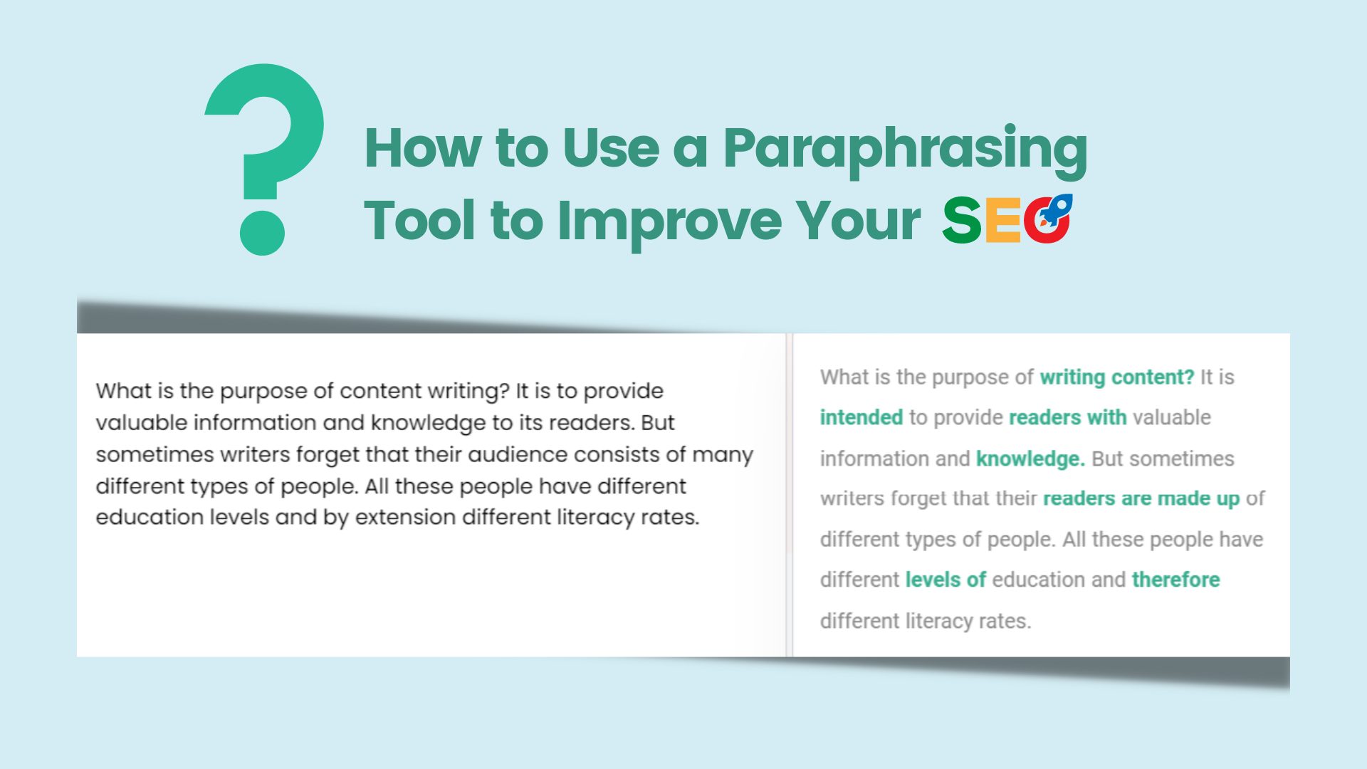 paraphrasing tool google