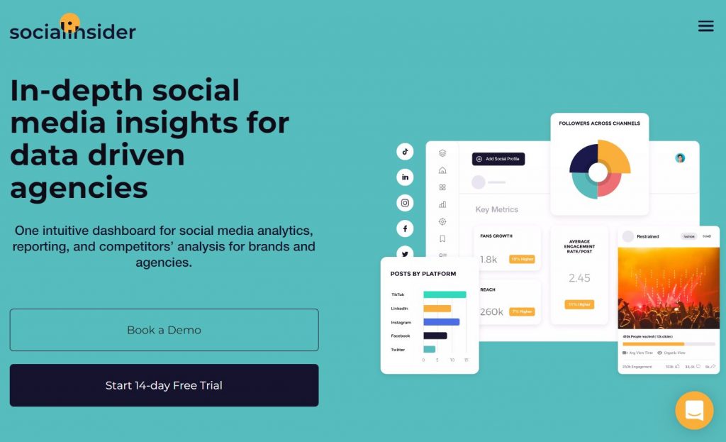 Socialinsider - Social Media Analytics & Competitor Analysis Tool 