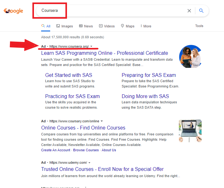searching for your company, products, and brand name.