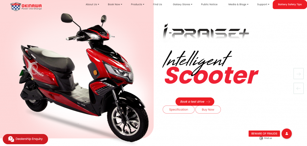 Best-Indian-Electric-Scooter-Manunfacturing-Company-Okinawa-Scooters