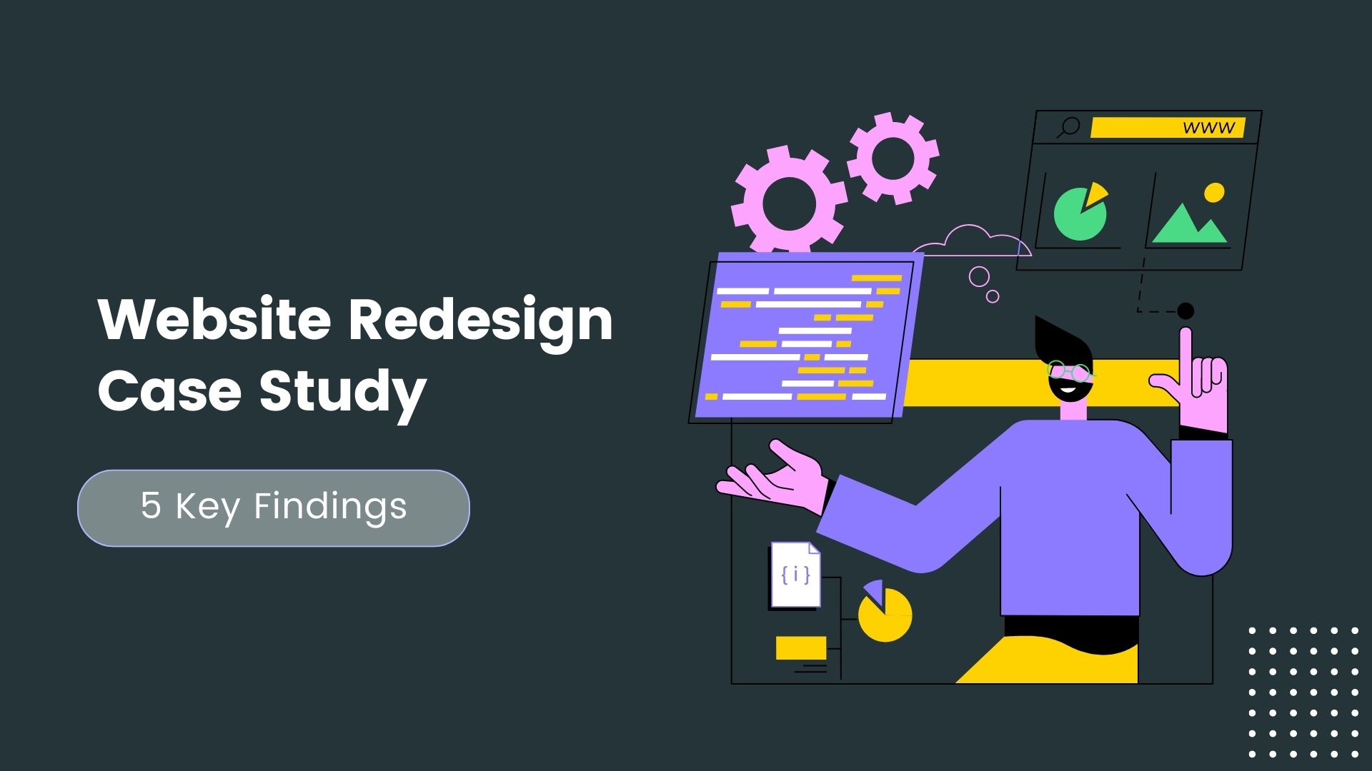 website redesign case study Key findings