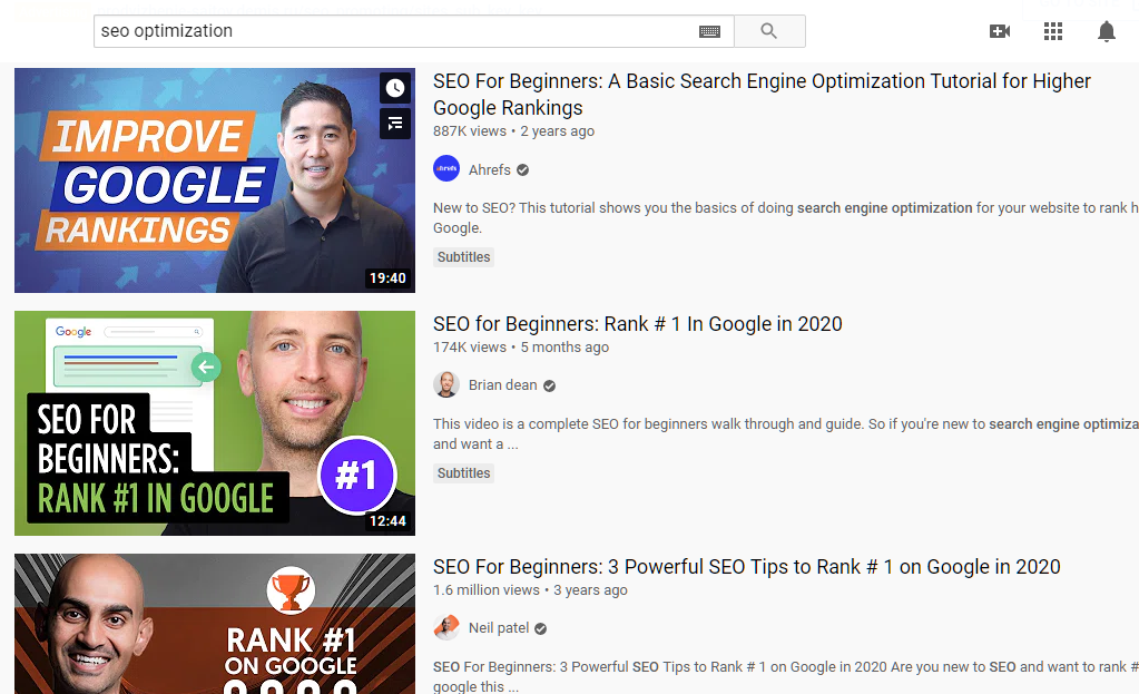 youtube seo optimization