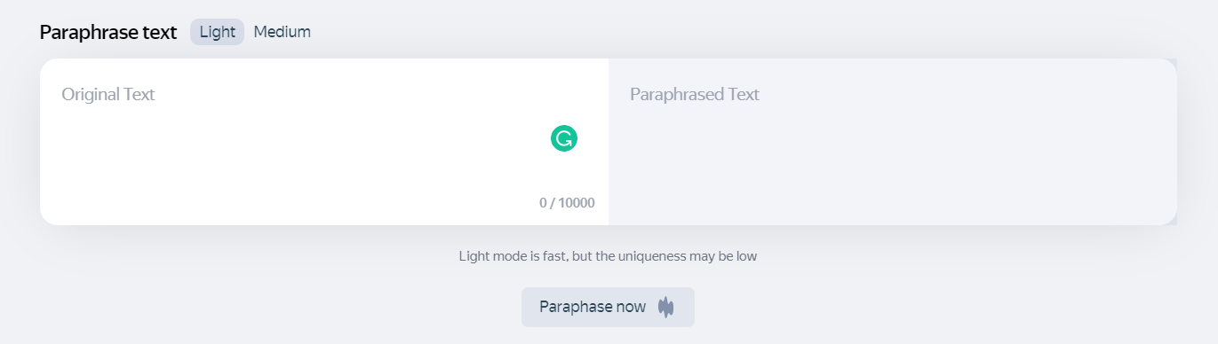 paraphrasing tool neural writer