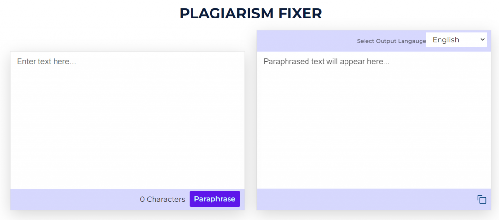 Plagiarism-fixer