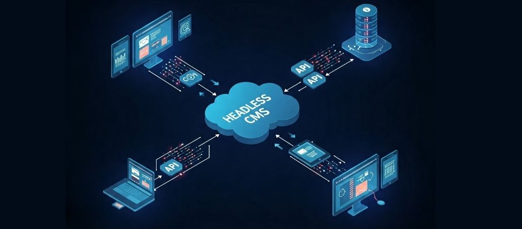 headless cms concept image