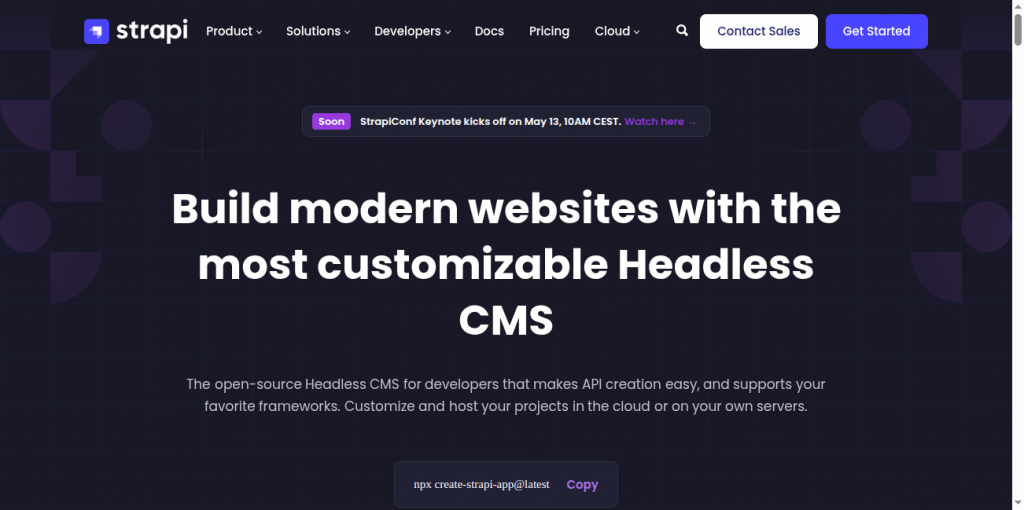 strapi cms image