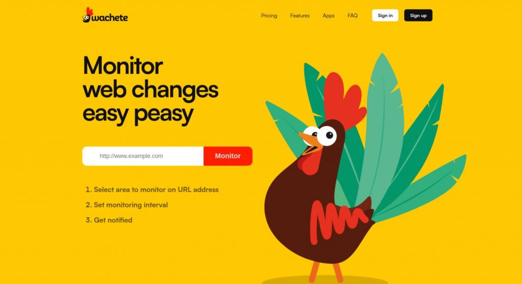 wachete - website change monitoring tools