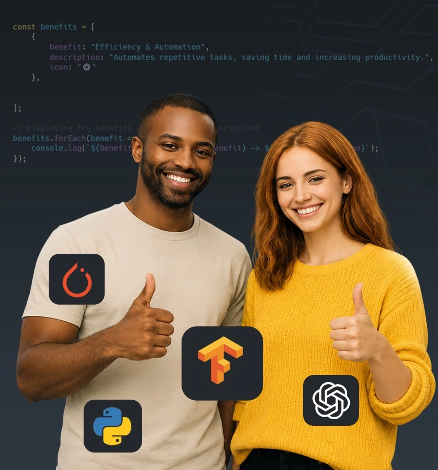 AI Developers Team at Work