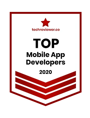 techreviewer top mobile app developers badge
