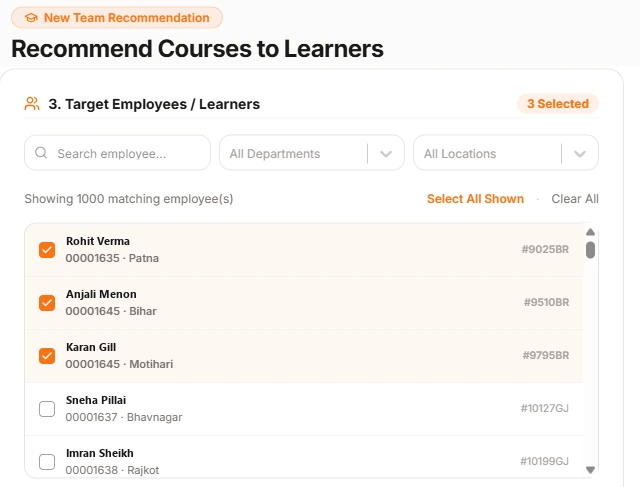 The Right Course Finds the Right People