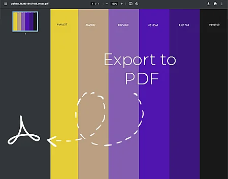 Export to PDF